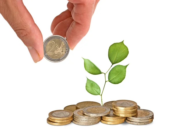 Investitionen in grüne Technologie — Stockfoto