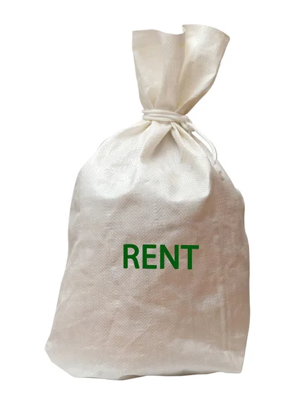 Bag with rent — Stock Photo, Image