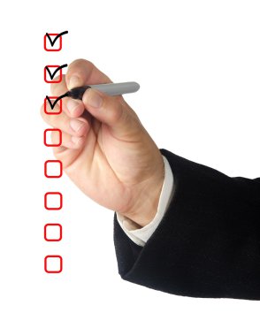 Checkboxes clipart