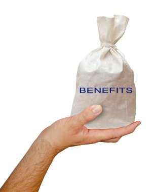 Bag with benefits clipart