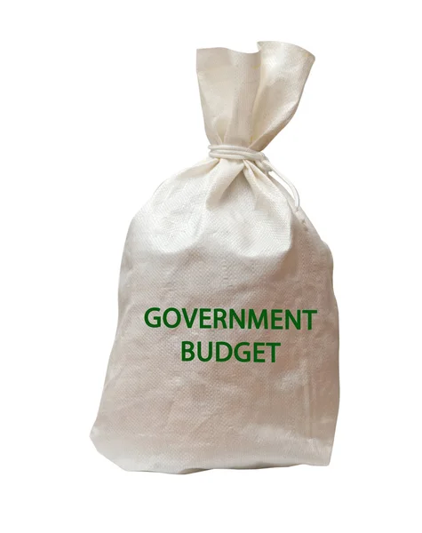 Bag wirh budget — Stock Photo, Image