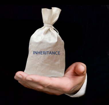 Bag with inheritance clipart