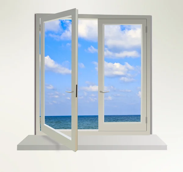 Window to sea — Stock Photo, Image