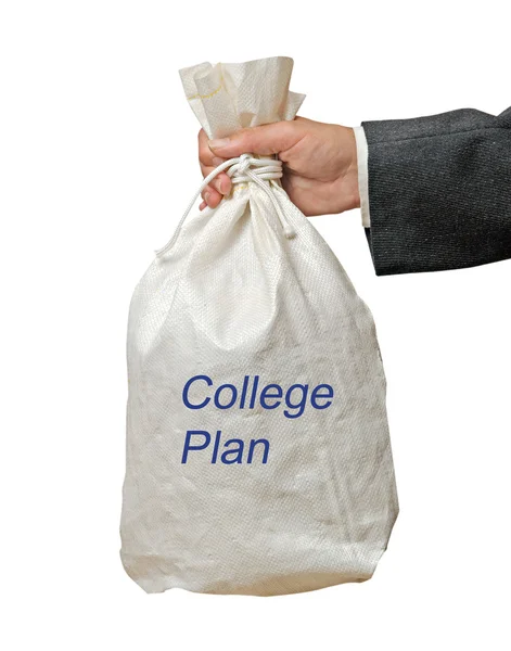 План колледжа в подарок — стоковое фото