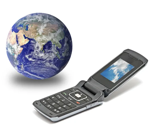 Close up of mobile telephone — Stock Photo, Image