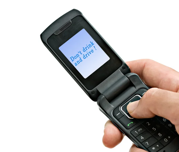 Telefone móvel na mão — Fotografia de Stock