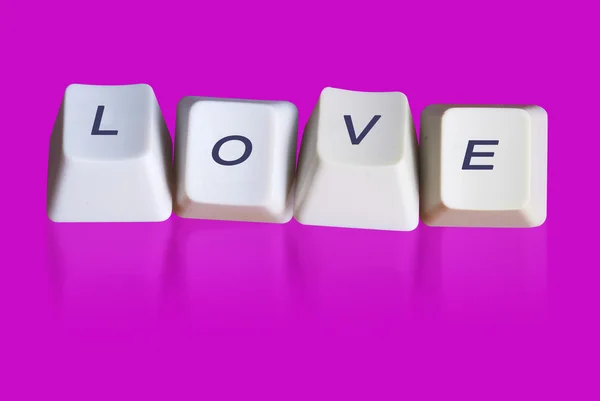 Keys for love — Stock Photo, Image