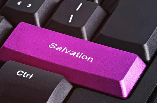 Hot key for salvation — Stock Photo, Image