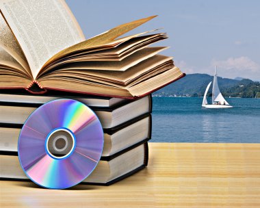 Books and dvd clipart