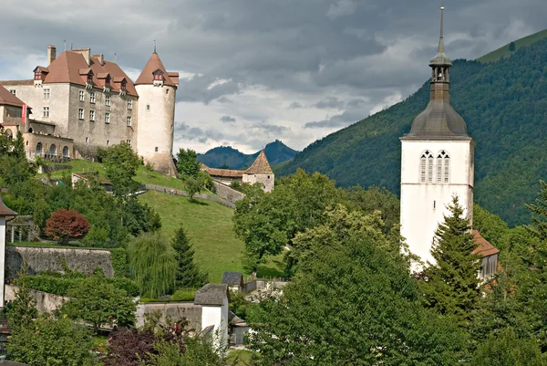 Castillo en Suiza —  Fotos de Stock