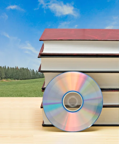 Livros e DVD — Fotografia de Stock