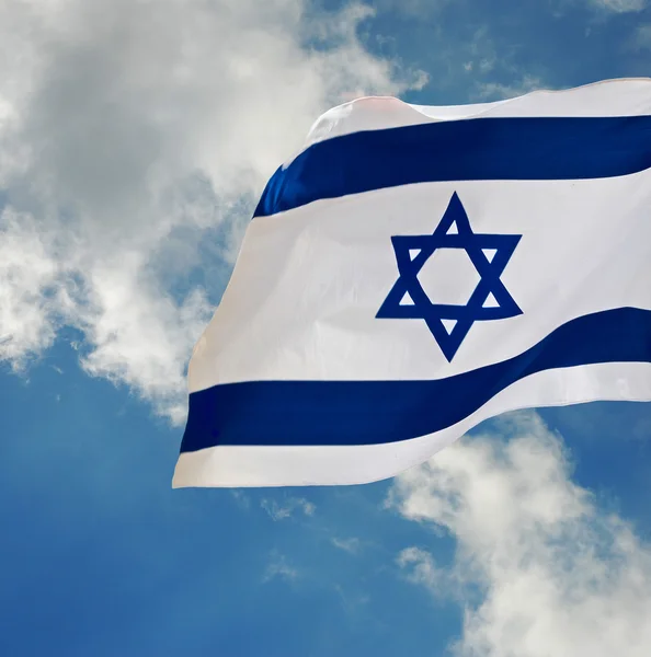 Izrael vlajka — Stock fotografie