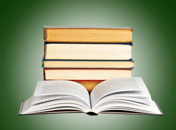 Books on green — Stock Photo, Image