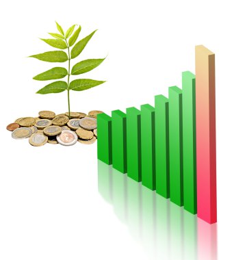 Development of green economy clipart