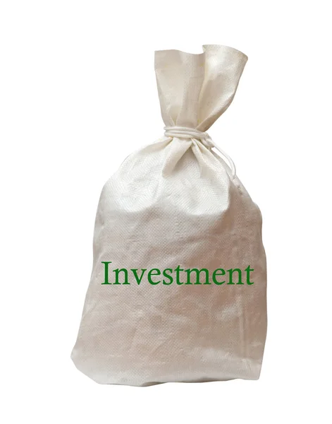 Bolsa com investimento — Fotografia de Stock