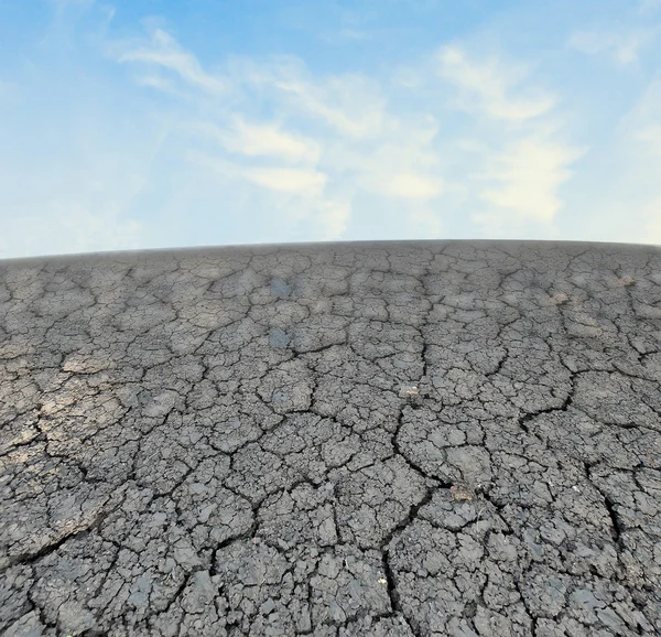 stock image Barren land at summer