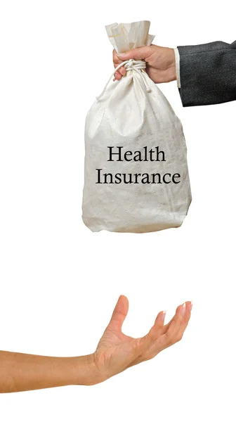 Giving health insurance — Stock Photo, Image