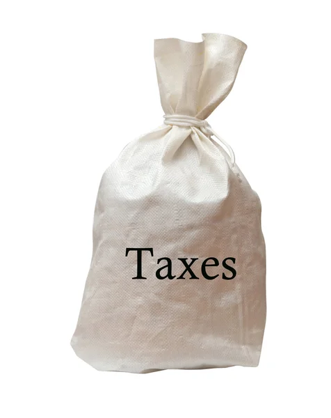 Torba z podatków — Zdjęcie stockowe