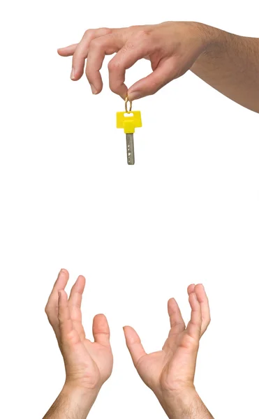 Schlüsselgeschenk — Stockfoto