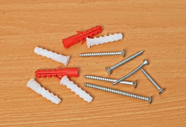 Close up of screws — Stock Photo, Image
