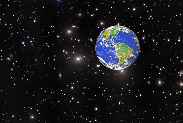 Planet jord. Elementer av dette bildet innredet av NASA – stockfoto