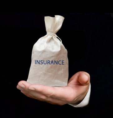 Bag with insurance clipart