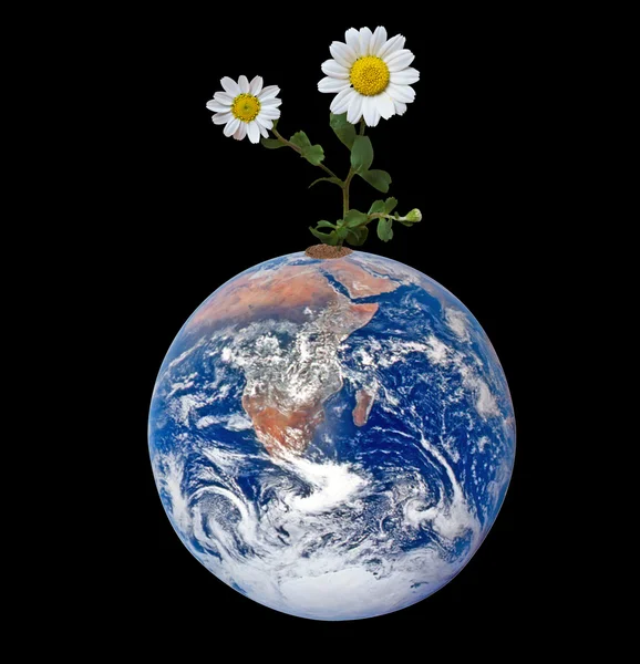 Планета Земля как символ охраны природы. Элементы этого i — стоковое фото