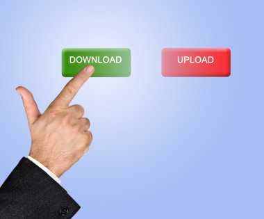 upload ve download düğmeleri