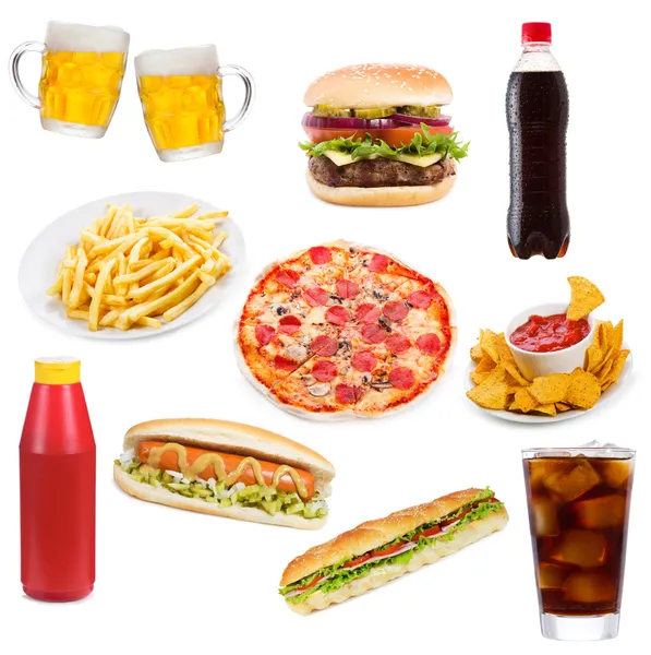 Set with fast food products Stock Photo 169 Nitrub 13994212