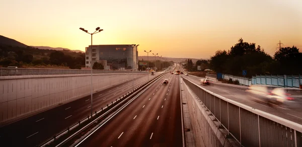 stock image Night car trafic