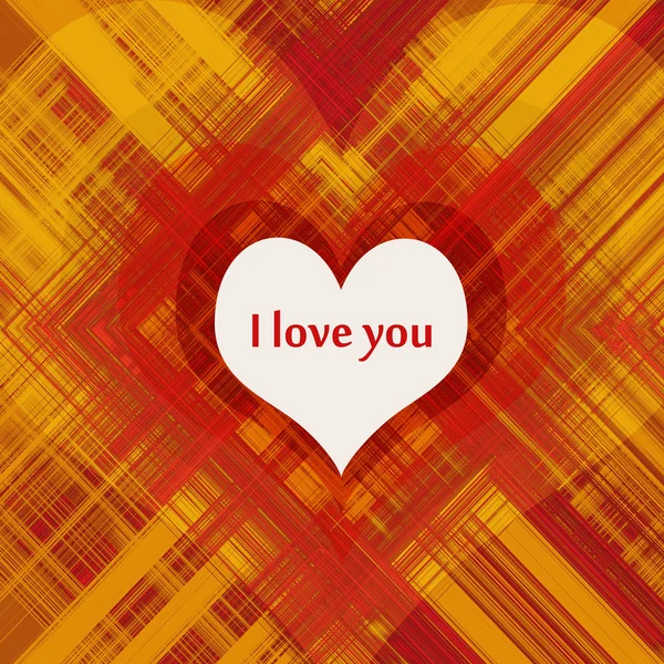 Design de cartão de amor — Fotografia de Stock