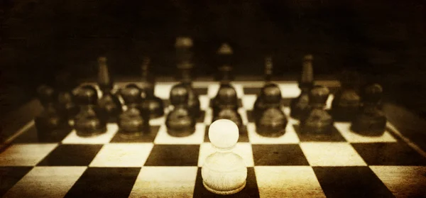 Vintage σκάκι — Φωτογραφία Αρχείου