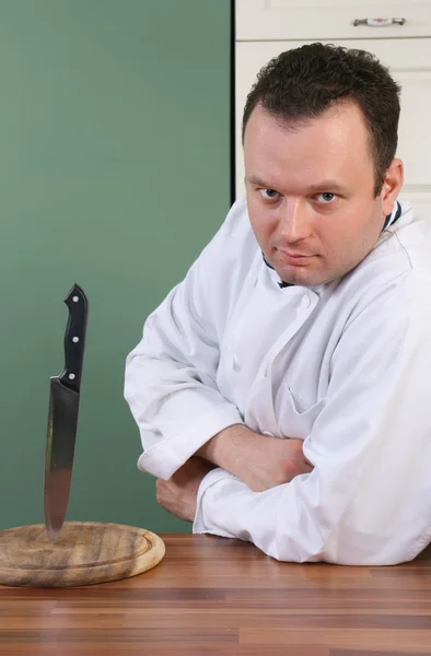 Horror chef — Stock Photo, Image
