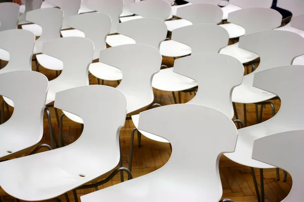 Chairs in hall — Stock Photo, Image