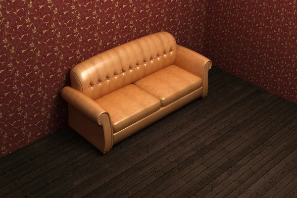 A nappaliban kanapé — Stock Fotó