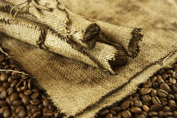 Kawa i tkanek — Zdjęcie stockowe