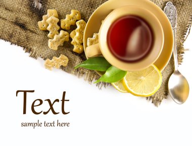 A cup of tea clipart