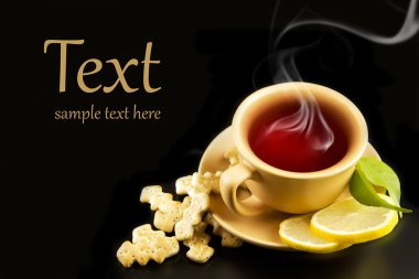 A cup of tea clipart