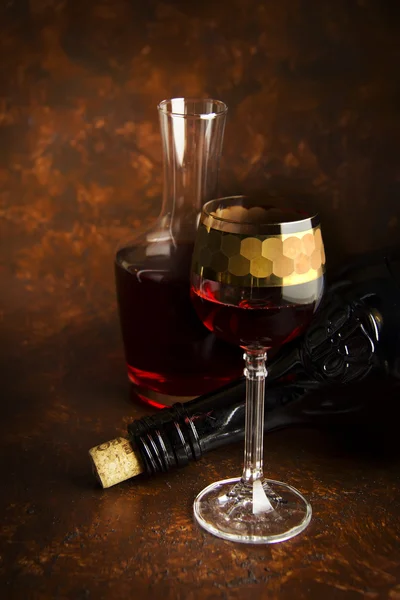 Vin i glaset — Stockfoto