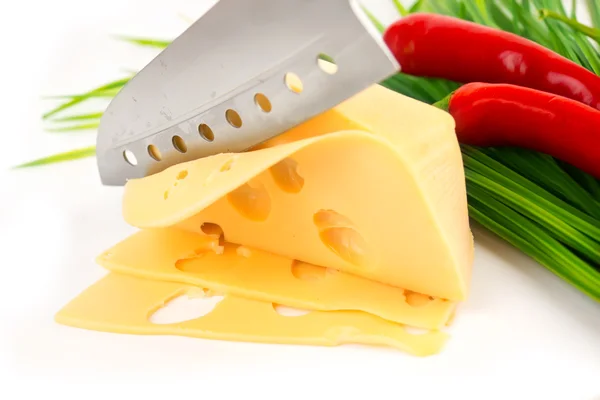 stock image Cutting the cheese