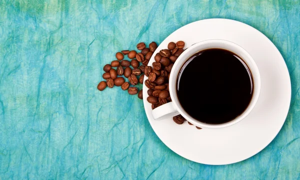 Een warme kop koffie — Stockfoto