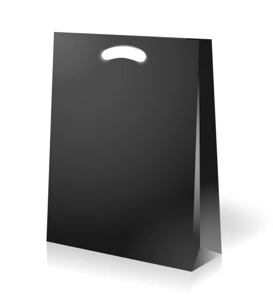 Черная сумка Стоковый вектор