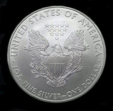 American silver eagle dollar coin clipart