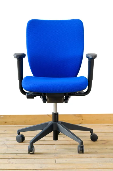 Μοντέρνα μπλε καρέκλα γραφείου — Φωτογραφία Αρχείου