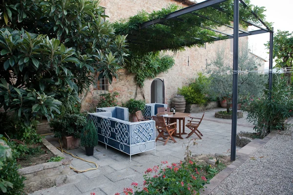 Monticchiello - Medieval village near Pienza . Tuscany. Italy — Stok fotoğraf