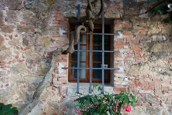 Monticchiello - Borgo medievale vicino a Pienza. Toscana. Italia — Foto Stock