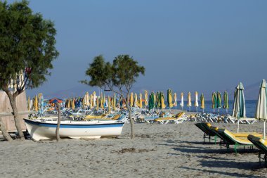 Greece. Kos island. Tigaki beach. clipart