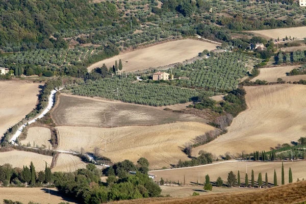 Toskana 'nın manzarası. İtalya — Stok fotoğraf