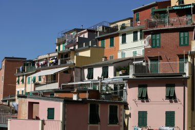 Riomaggiore - İtalya 'nın Cinque Terre kentlerinden biri