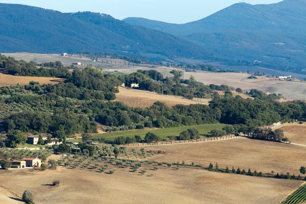 Landskapet i Toscana. Italien — Stockfoto